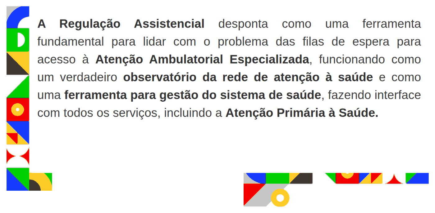 Trecho do Manual de Regulação Assistencial